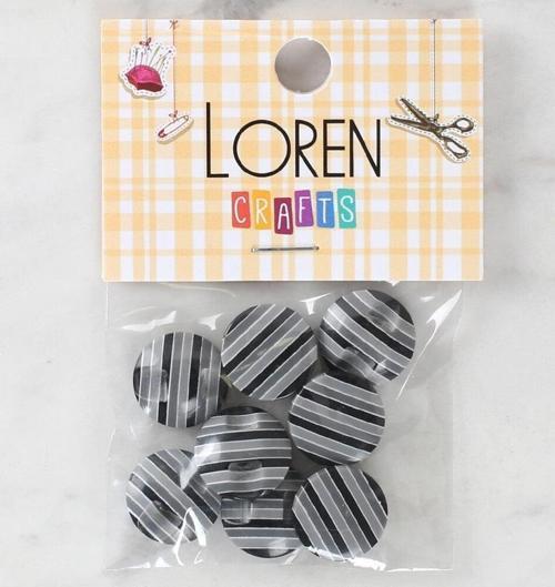  Crafts 8'li Desenli Düğme - 1098