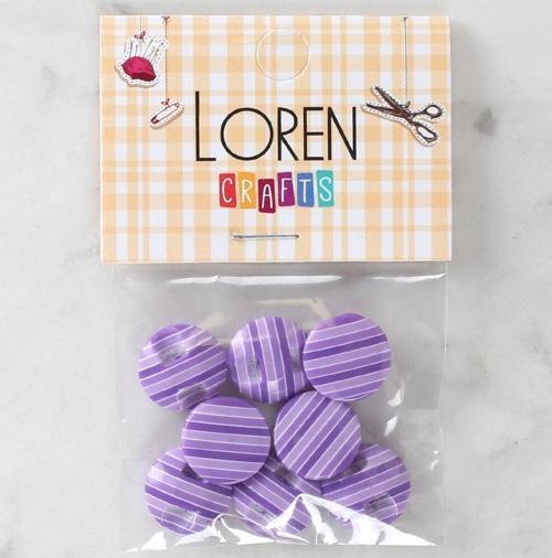 Crafts 8'li Desenli Düğme - 1100