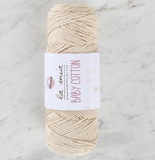 La Mia Baby Cotton Krem El Örgü İpi - L002 - 33636