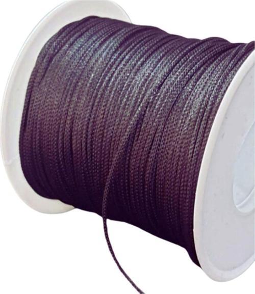 Paraşüt İpi, Bileklik-Kolye örgü ipi 1 mm 50 metre Füme