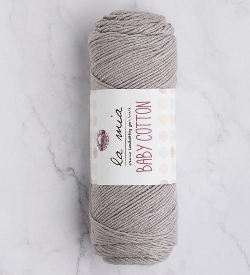 La Mia Baby Cotton Gri El Örgü İpi - L031 - 33631