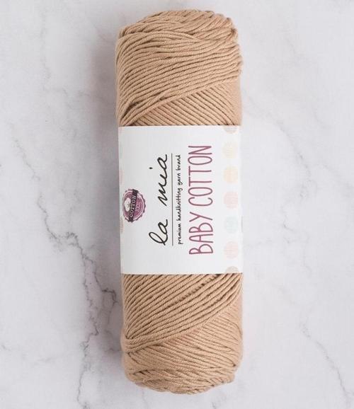 La Mia Baby Cotton Bej El Örgü İpi - L049 - 33627