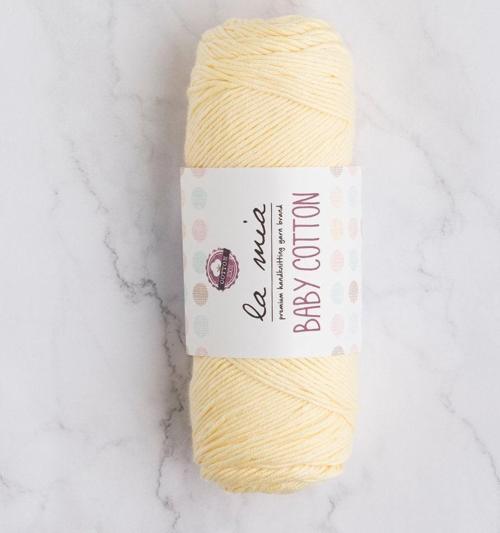 La Mia Baby Cotton Bebe Sarı El Örgü İpi - L028 - 33626