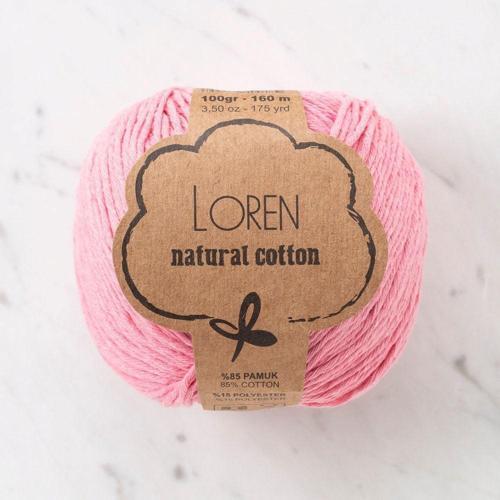  Natural Cotton Pudra Pembesi El Örgü İpi - R100 - 33906