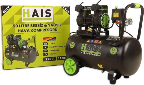 50 Litre Sessiz Yağsız Hava Kompresörü 1,5 Hp