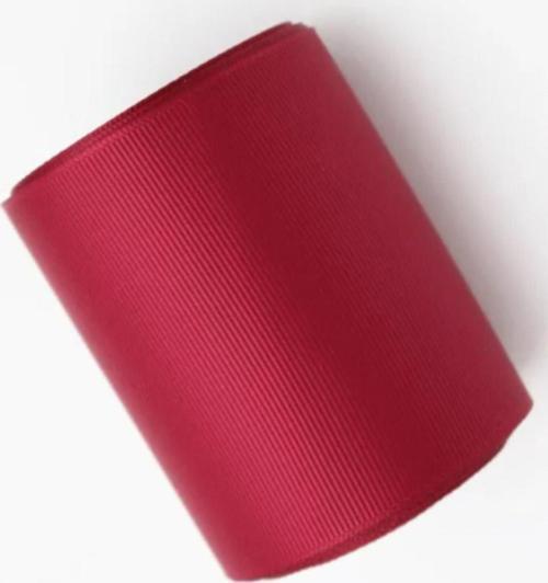 Grogren Kurdele 1 cm 10 Metre Bordo