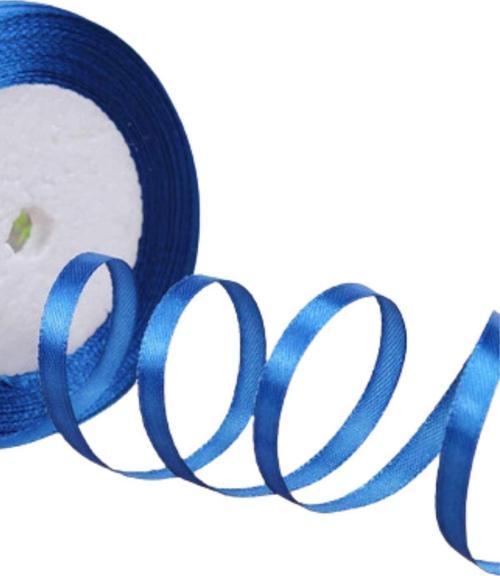 Saten Kurdele 6 mm Petrol Mavisi 5 Metre