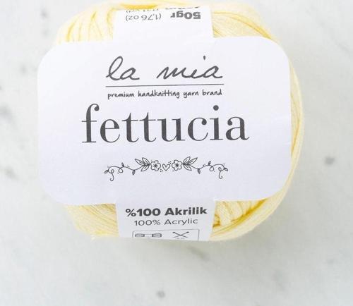 La Mia Fettucia Toz Sarı El Örgü İpi - L028 - 33878