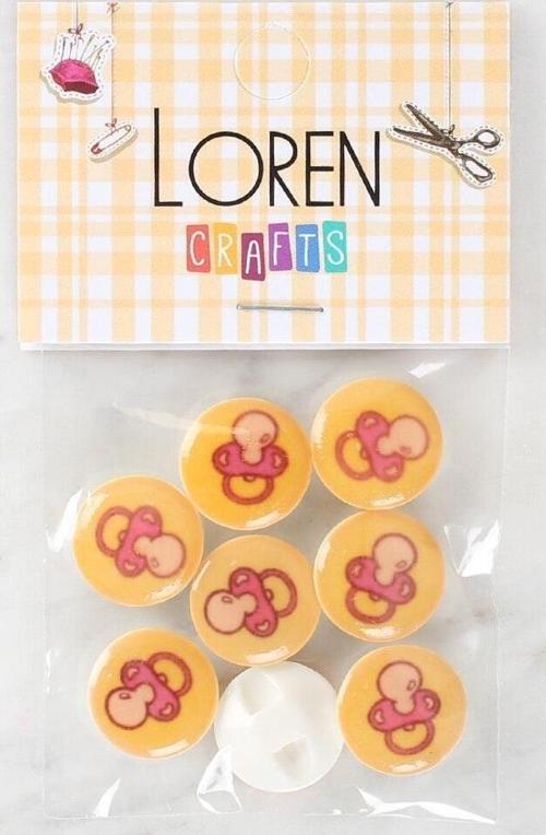  Crafts 8'li Emzik Düğme - 1011