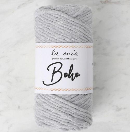 La Mia Boho Açık Gri Büküm Makrome İpi - L044 - 34210