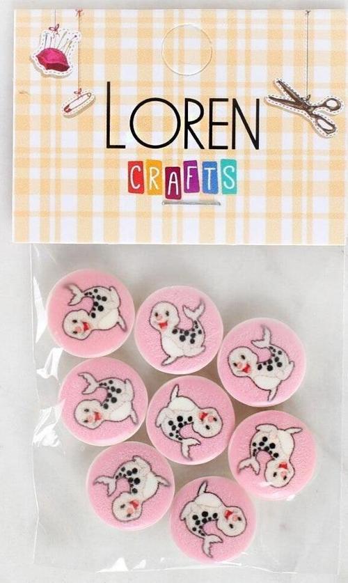  Crafts 8'li Fok Düğme - 1037