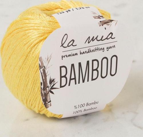 La Mia Bamboo Sarı El Örgü İpi - L160 - 33852