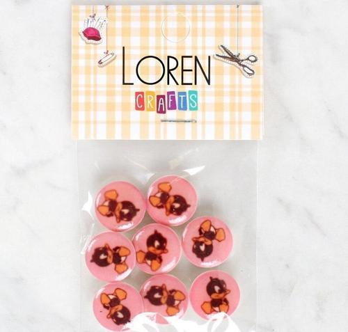  Crafts 8'li Ördek Düğme - 1202