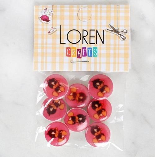  Crafts 8'li Ördek Düğme - 1209