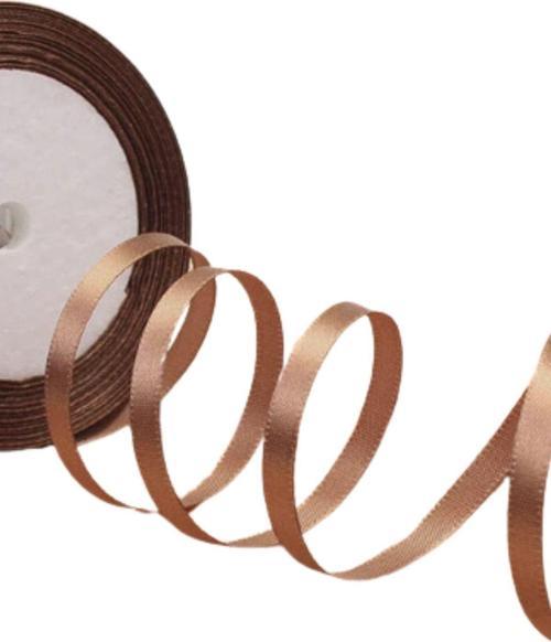Saten Kurdele 1 cm 10 Metre Vizon