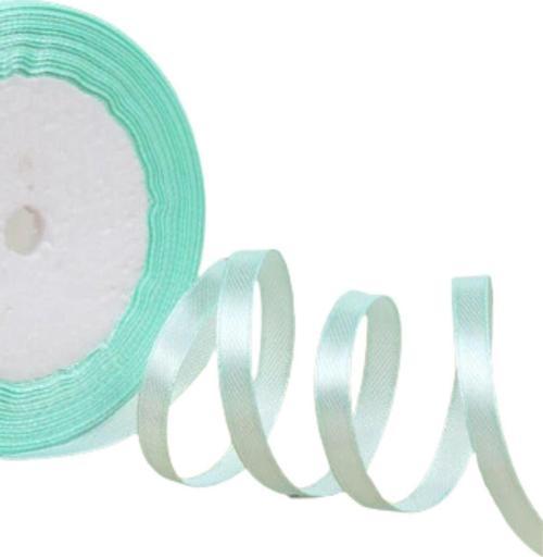 Saten Kurdele 2 cm 10 Metre Turkuaz