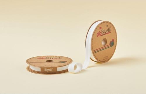 Biye Koton Katlı D02 Ekru 2 cm 25 Metre %65 Koton %35 Polyester