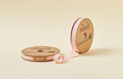 Biye Koton Katlı D10 Somon 2 cm 25 Metre %65 Koton %35 Polyester