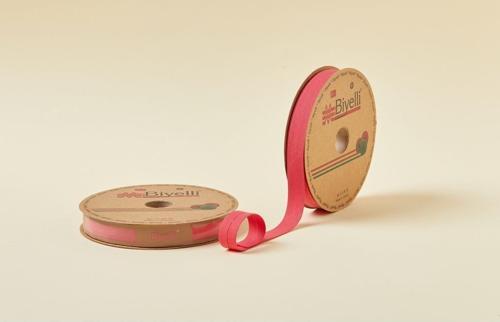 Biye Koton Katlı D33 Koyu Kırmızı 2 cm 25 Metre %65 Koton %35 Polyester