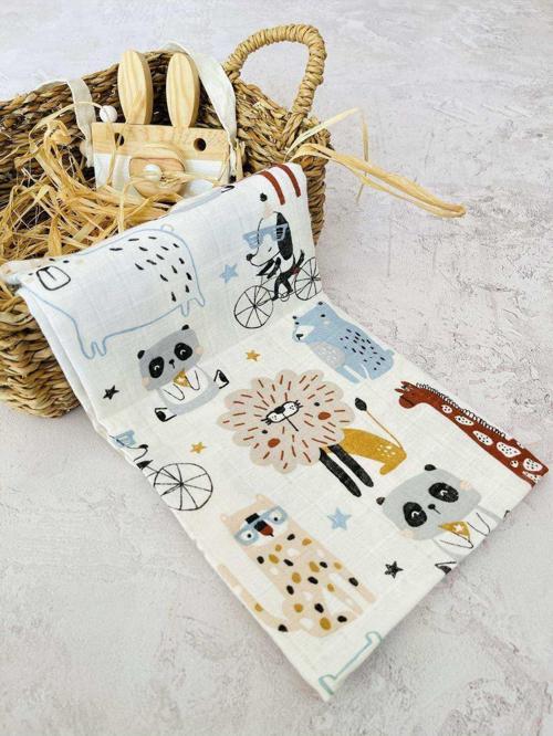 Çok Amaçlı Müslin Bezi Örtü Battaniye 75x76