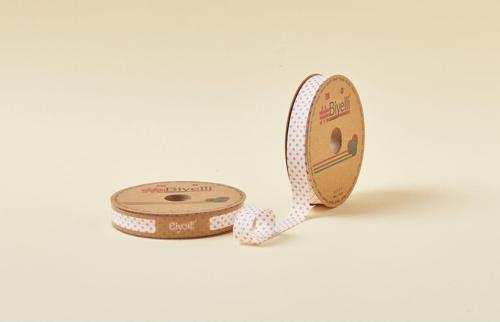 Biye Puanlı Katlı B06 Turuncu 2 cm 25 Metre %65 Koton %35 Polyester