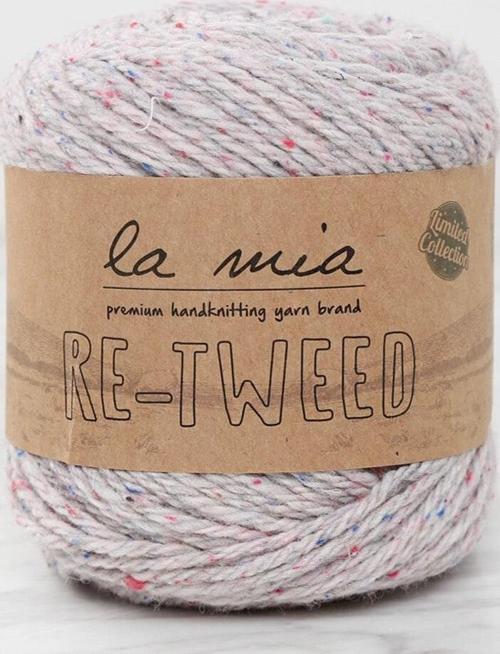 La Mia Re-Tweed Açık Gri Melanj El Örgü İpi - L156