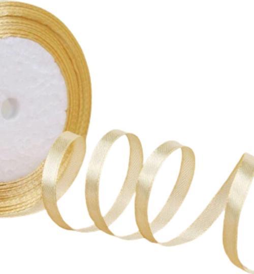 Saten Kurdele 6 mm Karamel 5 Metre