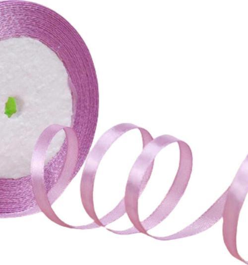 Saten Kurdele 6 mm Lila 2 Metre
