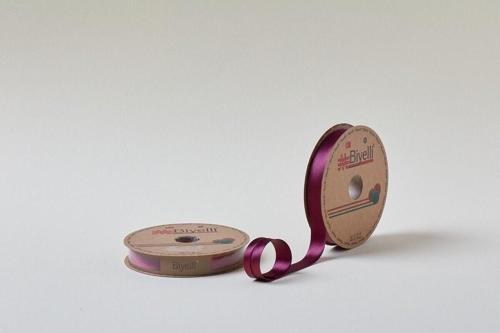 Biye Saten Katlı 075 Mürdüm 2 cm 25 Metre %100 Polyester