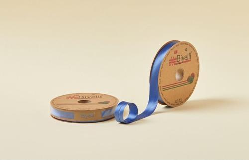 Biye Saten Katlı 078 İndigo 2 cm 25 Metre %100 Polyester