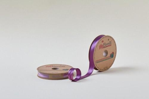 Biye Saten Katlı 083 Mürdüm 2 cm 25 Metre %100 Polyester