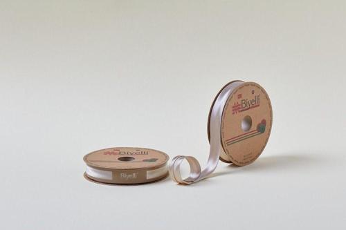 Biye Saten Katlı 089 Açık Taş 2 cm 25 Metre %100 Polyester