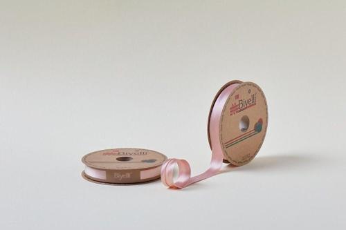 Biye Saten Katlı 097 Pudra 2 cm 25 Metre %100 Polyester