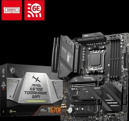 Mag X670e Tomahawk Wıfı Am5 Ddr5 6600mhz Atx