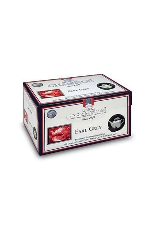Champion Earl Grey Demlik Poşet 100 Adet (Bergamot - Tomurcuk Çayı)