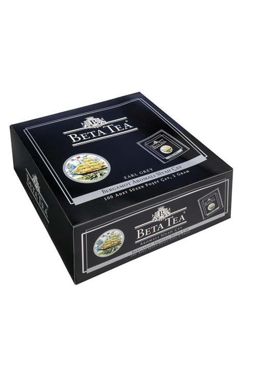 Beta Earl Grey Bardak Poşet 100 X 2 Gr (Bergamot - Tomurcuk Çayı)