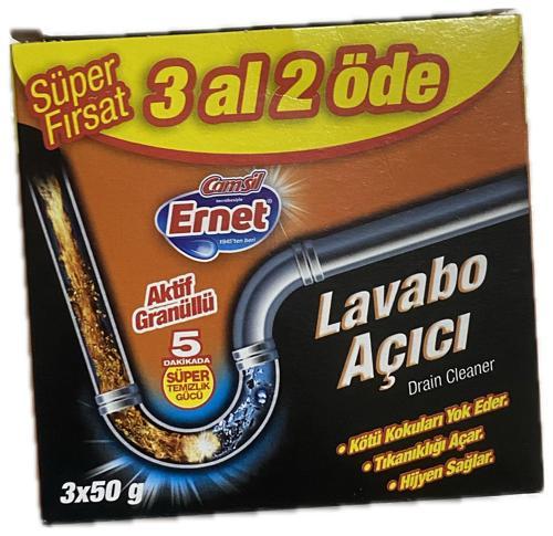 LAVABO AÇICI 3AL2ÖDE 3X50GR
