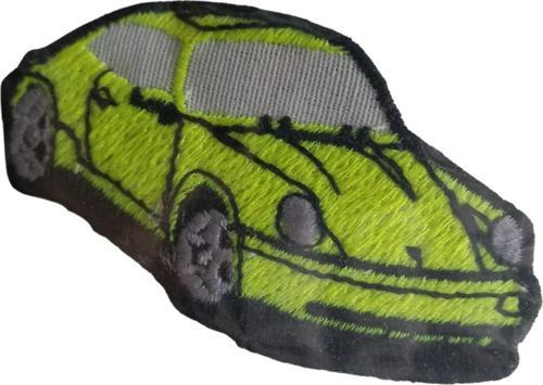 Aplike Ütü İle Yapışan Araba Yeşil Arma 3x4 cm