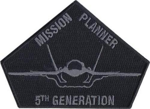 Aplike Ütü İle Yapışan Mission Planner Siyah Arma 6 cm