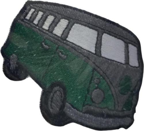 Aplike Ütü İle Yapışan Otobüs Yeşil Arma 14x2,5 cm