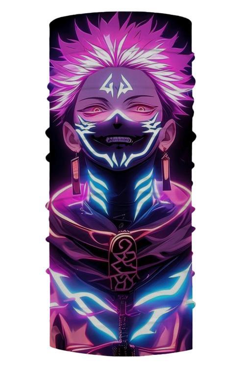 Extreme Outdoor Spor , Motorcu ve Bisiklet Kullananlara Özel Desenli Buff Boyunluk Bandana Balaklava (anime-202)