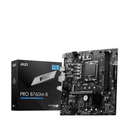 Pro B760m-b Ddr4 4800(oc) Pcı-e M.2 Usb3.2 Hdmı Matx