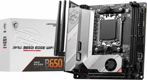 Mpg B650ı Edge Wıfı Ddr5 Hdmı M.2 Usb 3.2 Lan Wifi Mıtx Am5