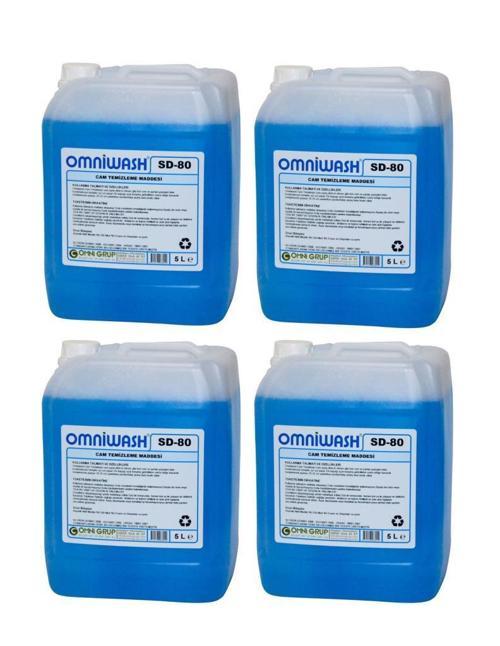 SD-80 Cam Temizleyici Sıvı 4 x 5000ml