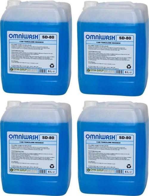 SD-80 Cam Temizleyici Sıvı 4 x 5000ml