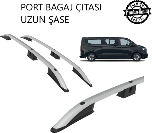 TRANSPORTER KOMBİ UZUN ŞASE 2025 2026 2027 PORTBAGAJ TAVAN ÇITASI GRİ