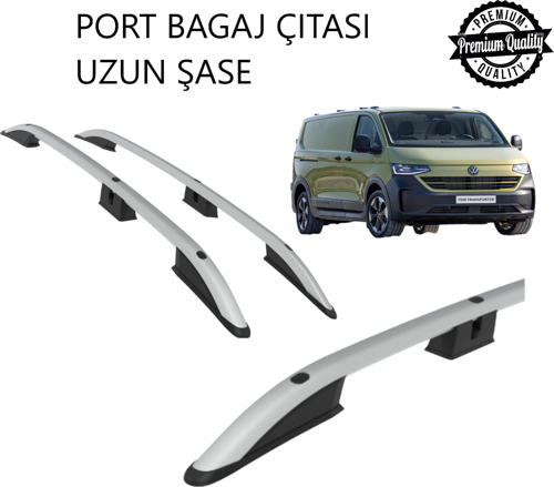 TRANSPORTER PANEL VAN UZUN ŞASE 2025 2026 2027 PORTBAGAJ TAVAN ÇITASI GRİ