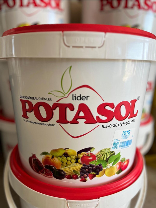 Potasol 5.5-0-20 Potasyum İçerikli | Şişirici Ve Renklendirici | Jel Nk Gübresi 20 Kg