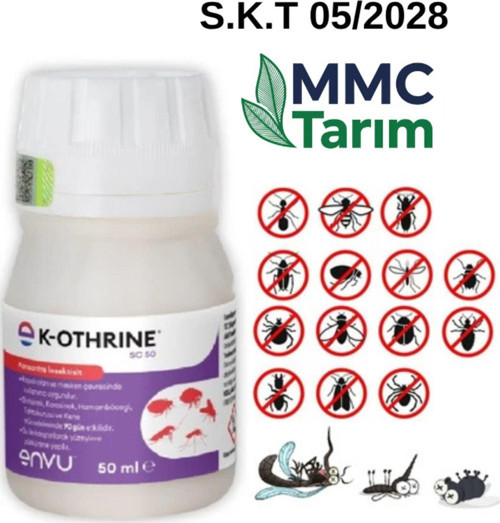 K- Othrine Sc 50 Ml Kokusuz, Karınca - Böcek- Sinek- Hamamböceği Ilacı Haşere Karşıtı (Skt 06/ 2028)