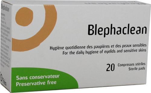 Blephaclean 20 Steril Temizleme Göz Kapağı Mendili
